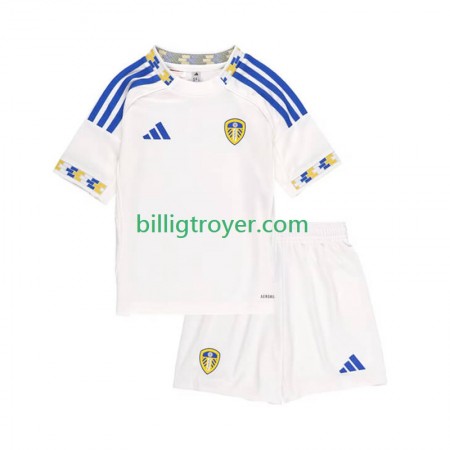 Billige Fotballdrakter Leeds United Barn Hjemmedraktsett 2025/26 Kortermet